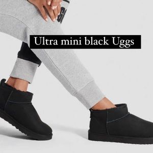 Ultra mini black Uggs!